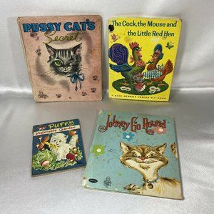 Vintage Children's Kids Book Lot